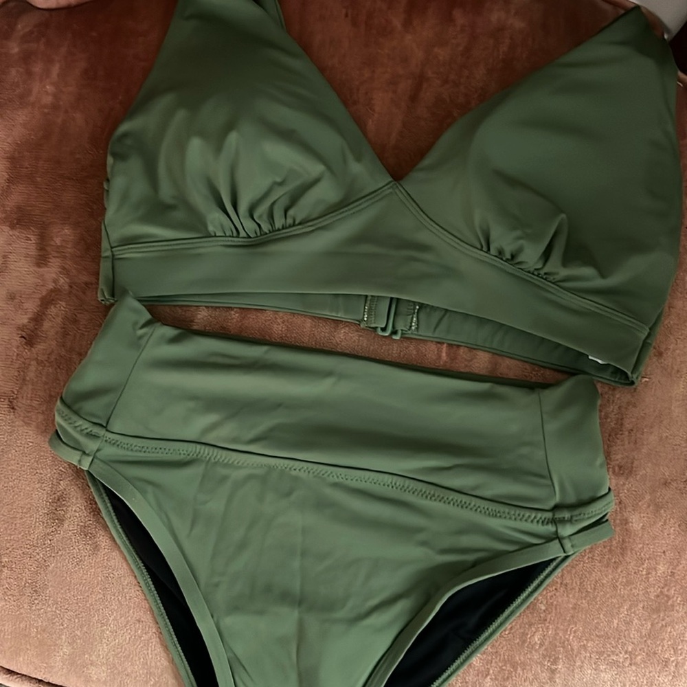 Green bikini